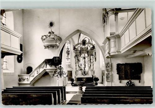 Gräfenberg Evangel.-Luther. Kirche Innenaufnahme Kanzel