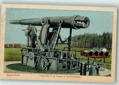 Essen 1911 WK I Krupp Kanone