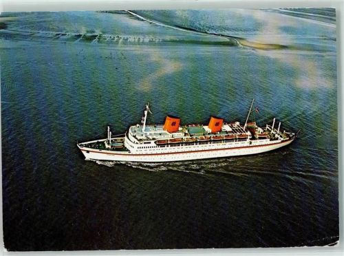 1973 Hapag Lloyd AG Fliegeraufnahme AK