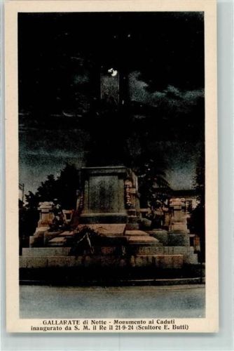 Gallarate 1919 Mondschein, Monumento ai Caduti - Kriegerdenkmal