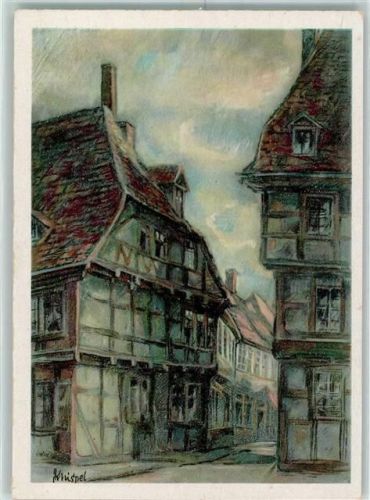 Halberstadt Alt Halberstadt Ochsenkopfstraße Künstler Knipsel