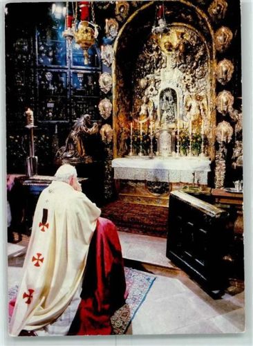 Altötting 1980 Papst Johannes Paul II Gnadenaltar Hl. Kapelle