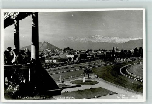 Santiago 1959 Visto desde el Club Hipico AK