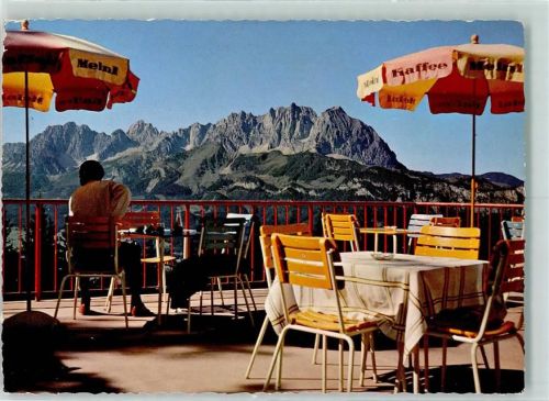 St. Johann Bergstation Angereralm mit Wildem Kaiser