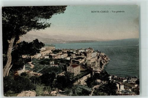 Monte Carlo 1908 Vue generale AK