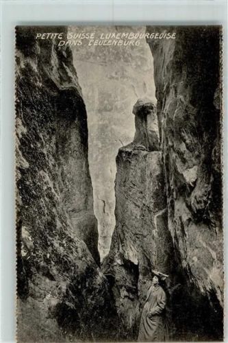 Verlag Bellwald Nr. 635 , Touristen - Suisse Luxembourgeoise, dans Eulenburg , Höhlen, Gesteinsformationen