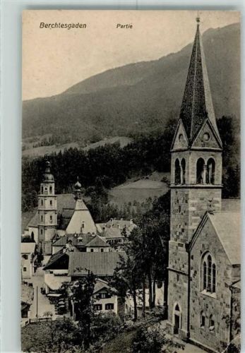 Berchtesgaden Kirchpartie um 1910
