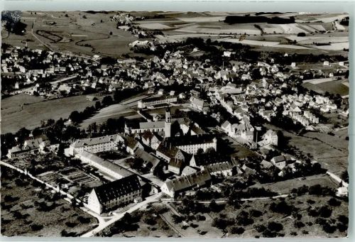 Ochsenhausen Ehem. Benediktiner Kloster Fliegeraufnahme