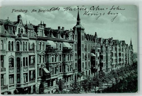 Flensburg 1909 Am Burgfried