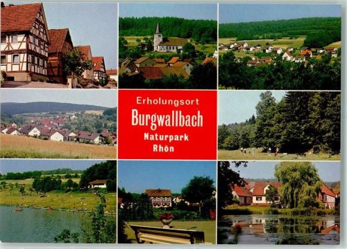 Burgwallbach Rückseite mit Abschürfungen bzw Kleberesten