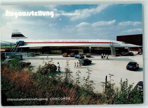 Hermeskeil Flugausstellung Überschallverkehrsflugzeug Concorde Air France