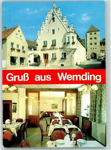 Wemding Gasthaus Weißer Hahn Innenansicht