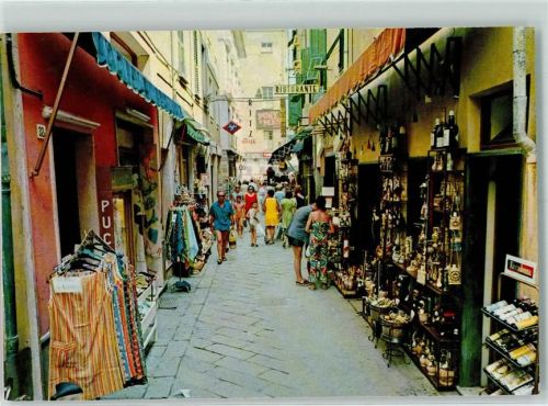 Alassio Brennero Straße Fußgängerzone