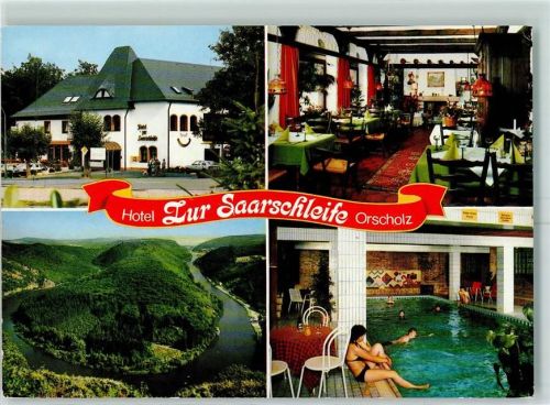 Orscholz Hotel Zur Saarschleife Innenansicht Schwimmbad