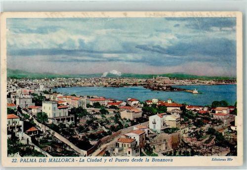 Palma 1939 Vue generale AK