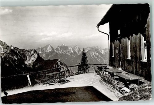 Tegelberghaus Aussichtsterrasse