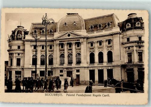 Bukarest Palatul Fundatiunei Regele Carol