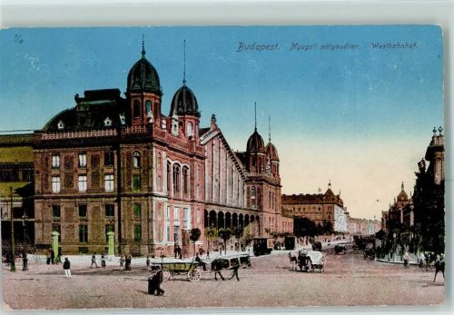 Budapest 1913 West Bahnhof