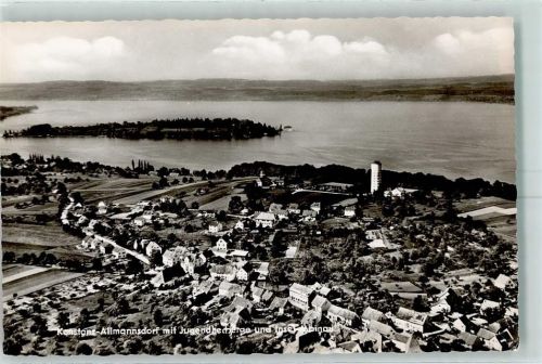 Konstanz Fliegeraufnahme Insel Mainau