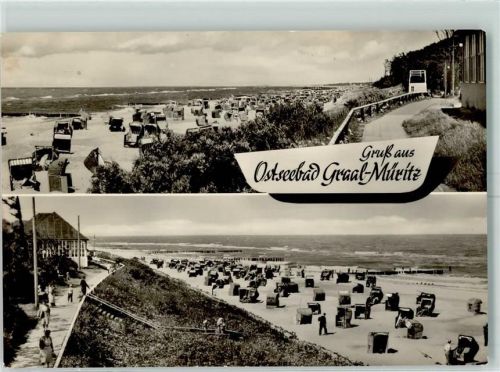 Graal-Müritz Ostseestrand Strandkörbe