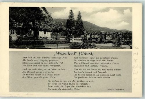 Todenmann Gasthaus Haus Reese Weserlied