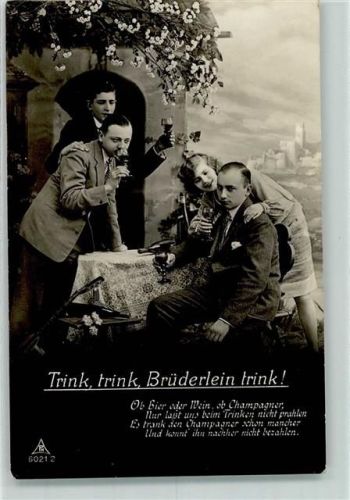 1907 Photochemie Serie 6021-2 Trink Brüderlein