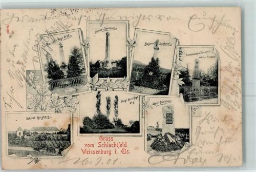 Wissembourg 1901 Kriegerdenkmal