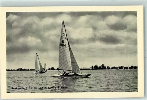 Breukelen Drakenjacht op de Loosdrechtse Plassen AK