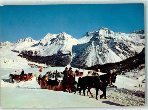 Arosa Bellevue Schlittenfahrt
