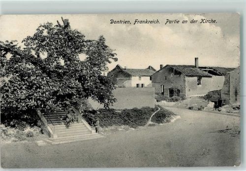 Dontrien Kirche Feldpost