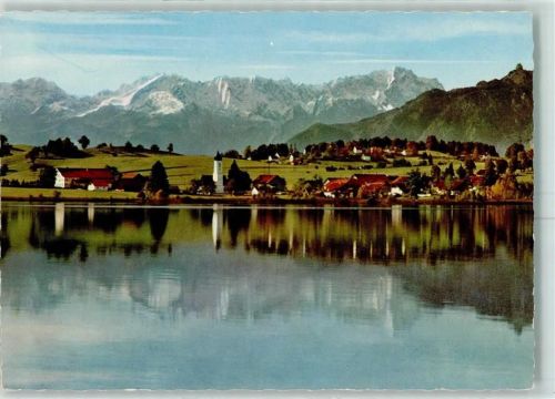 Froschhausen Riegsee Wetterstein Zugspitze