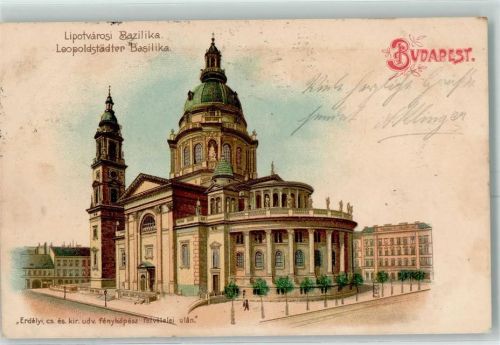 Budapest 1904 Kirche Leopoldstädter Basilika