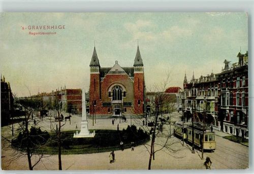 ´s-Gravenhage Kirche Straßenbahn
