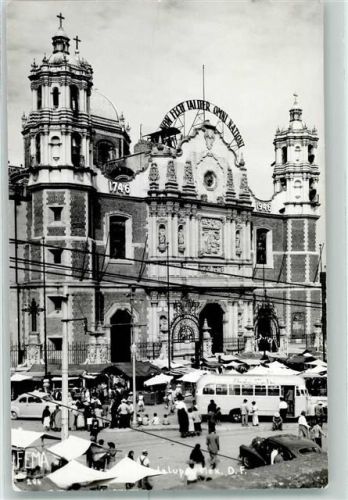 Mexiko City 1953 Omnibus Marktszene