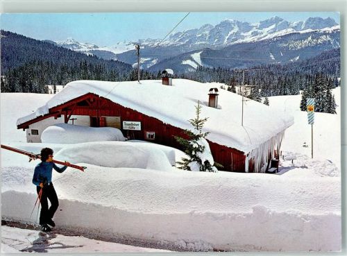 Reit im Winkl Traunsteiner Hütte Winter Hüttenstempel