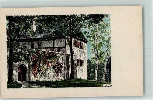 Cheb Schloss Seeberg sign. B.Lark