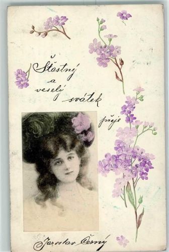 1901 Haarmode Passepatout Jugendstil AK