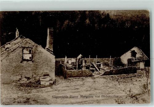 Badonviller Mühle zerstört