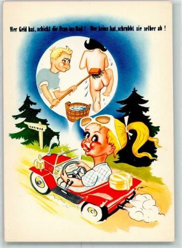 Humor Spruch sign. C. Marker AK