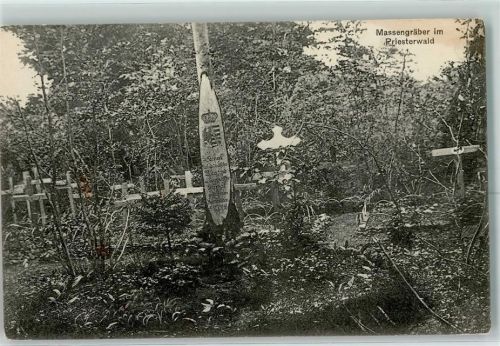 Pont-a-Mousson 1915 Feldpost WK I 6. Bayr.Inf.Div. Massengrab Priesterwald