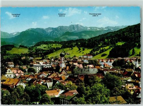 Immenstadt Karstenkopf Rotspitze Daumengruppe Rückseite mit Abschürfungen bzw Kleberesten