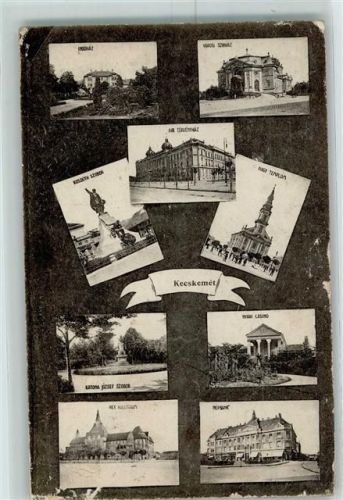Kecskemet 1917 Denkmal Kirche