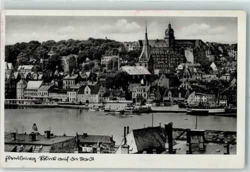 Flensburg Uferpromenade Boote
