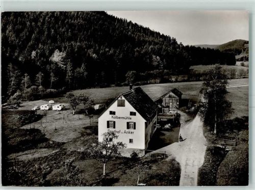 Bad Wildbad Erholungsort Kälbermühle Campingplatz Gasthaus zum Anker Fliegeraufnahme