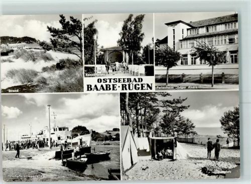 Baabe 1968 Camping Hotel Strand
