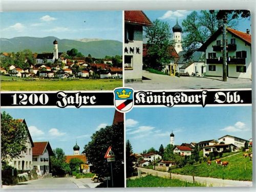Königsdorf Dorfansicht Telefonhäuschen