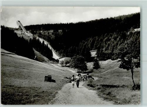 Oberwiesenthal Blick zur Sprungschanze