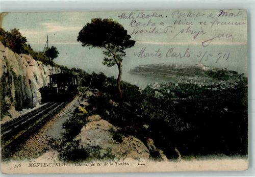 Monte Carlo Bergbahn Chemin de fer de la Turbine L.L. No.398