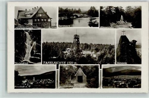 4292 Neustadt - Nusstein Stolpichfall Isermoore Tafelfichte Körnerstein Hüttenstempel
