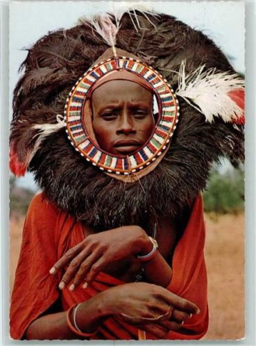 Mombasa Tracht Moran Tänzer